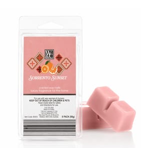 Wickford & Co Scented Wax Melts 8 Cube - Sorrento Sunset x2