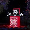 The Nightmare Before Christmas 6ft Self Inflating Animated Jack In The Box