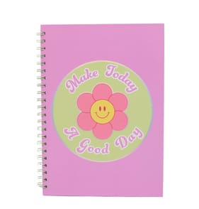 Scribble Pop Shop A4 Notebook - 'Make Today A Good Day'