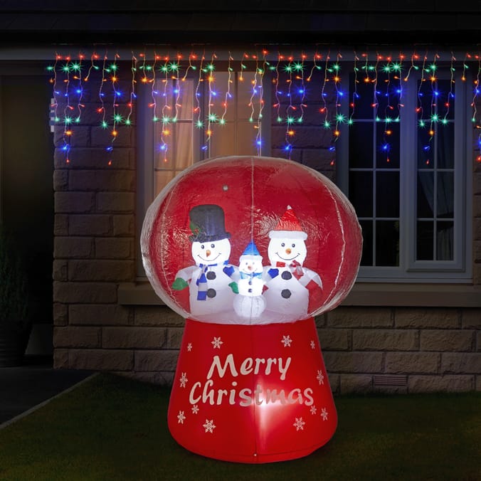 Prestige Light Up Self Inflating Snowglobe 6ft