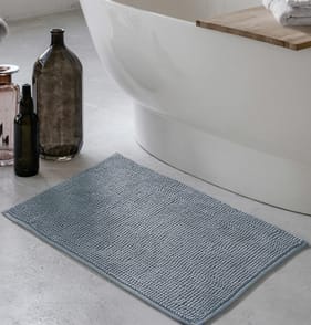Home Collections Super Soft Bath Mat -  Blue