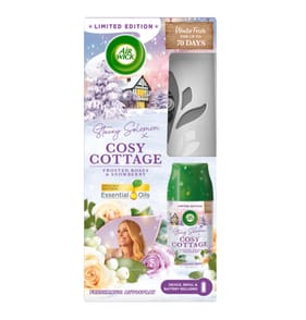 Air Wick Cosy Cottage - Frosted Roses & Snowberry Autospray Kit 250ml