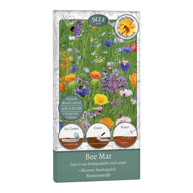 Bees Seeds Bee Mat Biodegradable Seed Carpet