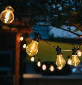 Prestige Lighting 20 Extendable Festoon String Lights