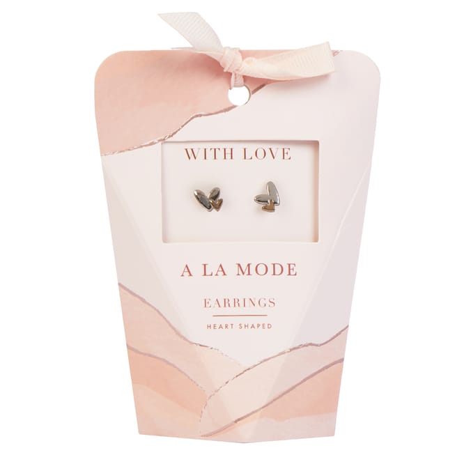 A La Mode Heart Shaped Earrings