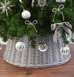 Festive Feeling Christmas Willow Tree Skirt - Grey