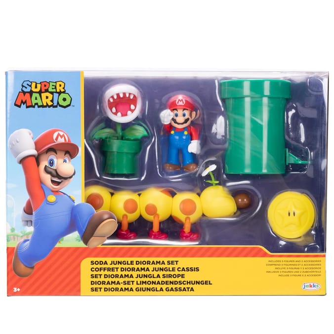 Super Mario 2.5" Diorama Playset - Soda Jungle