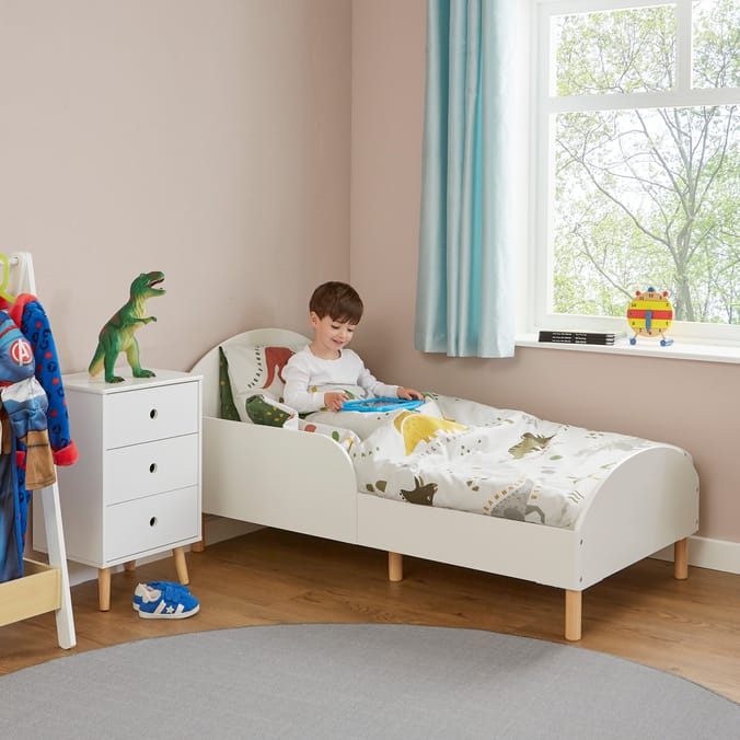 Liberty House Toys Kids White Toddler Bed