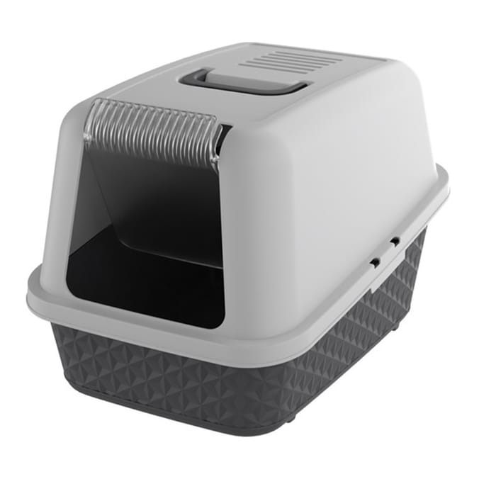 Starplast Pet Elevated Enclosed Cat Litter Tray