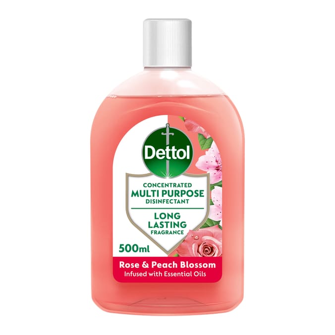 Dettol Multi Purpose Disinfectant 500ml - Rose & Peach Blossom