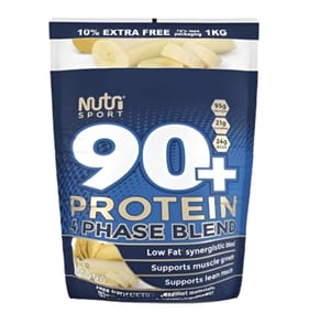 NutriSport 90+ Protein 4 Phase Blend 1kg - Banana