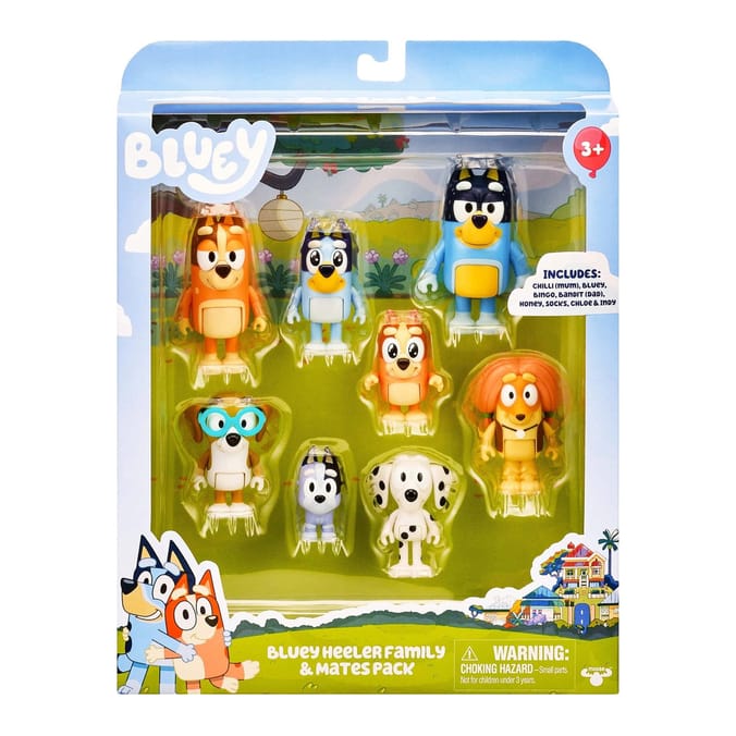Bluey Heeler Family & Mates Pack
