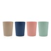 Summer Ribbed Tumblers 4 Pack - Multi-Colour