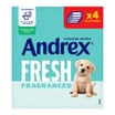 Andrex Fresh Moist Toilet Tissue Flushable Hygiene Wipes 30 Wipes x4
