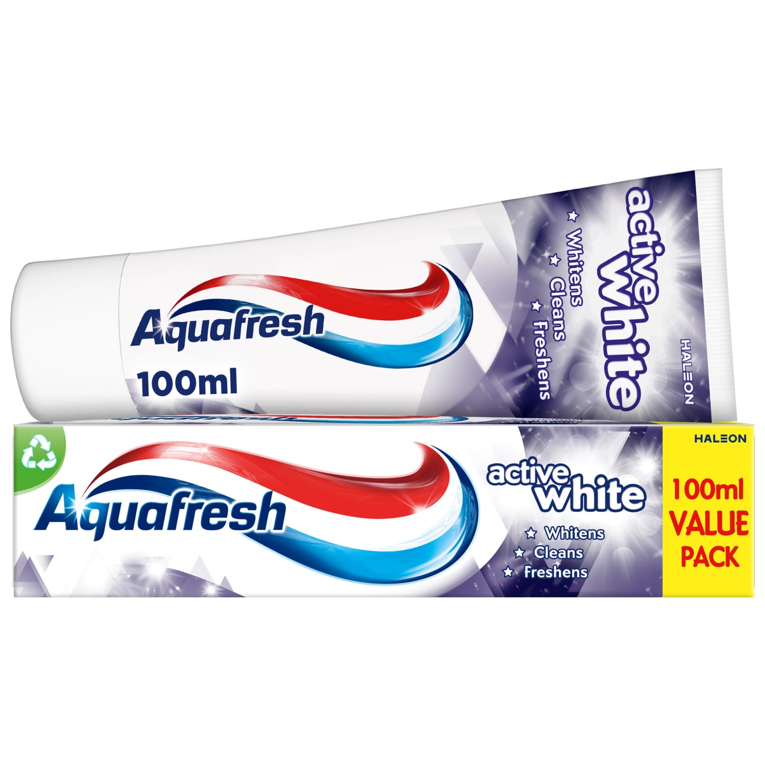 Aquafresh Active White Toothpaste 100ml | Home Bargains