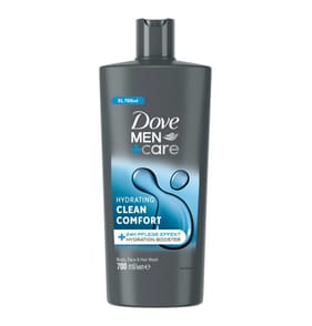 Dove Men+Care Clean Comfort Body, Face & Hair Wash 700ml