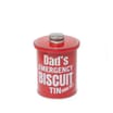 Dads Emergency Biscuit Tin - Red