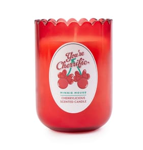 Disney Minnie Mouse Cherries Glass Candle - Red