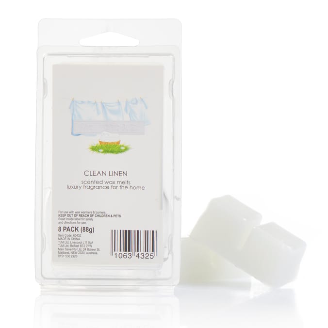 Wickford & Co Wax Melts 8 Pack - Clean Linen x2