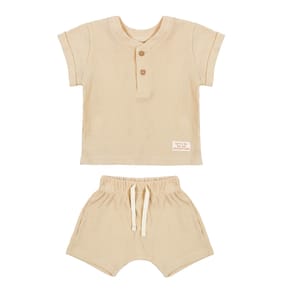 Pure Baby Natural Waffle Co-Ord Set