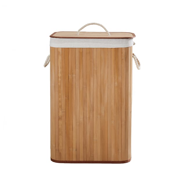 Home Collections Bamboo Laundry Basket Home Bargains
