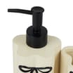 Bath Bow Bathroom Soap Dispenser, Tumbler & Tray