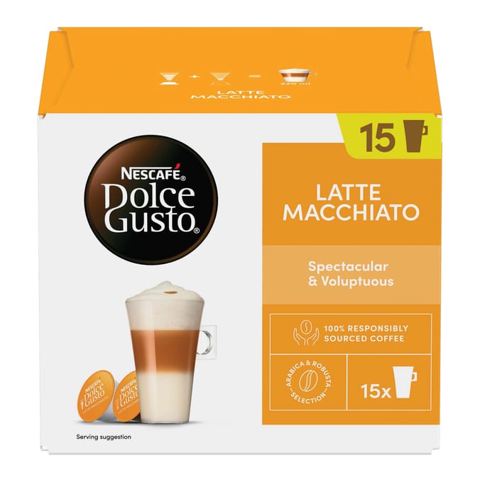 Nescafe Dolce Gusto Latte Macchiato Coffee Pods x30