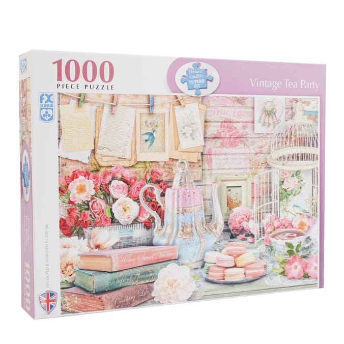 1000 Piece Puzzle - Vintage Tea Party