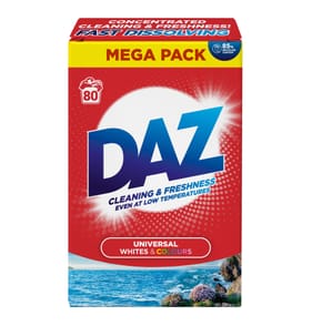 Daz Washing Powder 80 Washes 4kg - Universal Whites & Colours