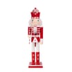 Sleigh Bells Wooden Christmas Nutcracker 38cm - Candy Cane