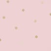 Dotty Wallpaper 12604 - Pink/Gold 