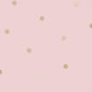 Dotty Wallpaper 12604 - Pink/Gold