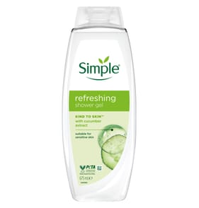 Simple Kind to Skin Shower Gel Refreshing 675ml