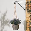 Jardin Artificial Lavender Rope Basket