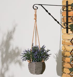 Jardin Artificial Lavender Rope Basket