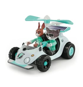 Mille Bornes Challenge Vehicle & Figure Playset - Quinn & Charlie