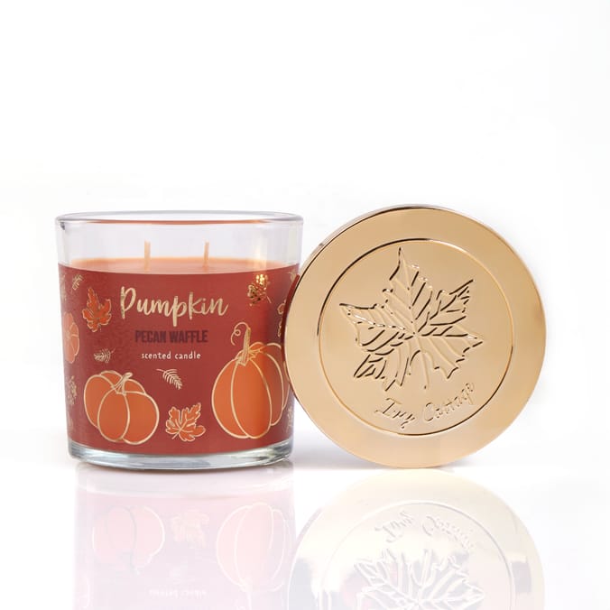 Ivy Cottage Fall Scented Candle 350g - Pumpkin Pecan Waffle