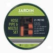 Jardin 15m Hose Pipe & Nozzle Set