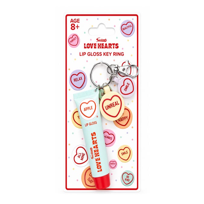 Swizzels Love Hearts Lip Gloss Keyring