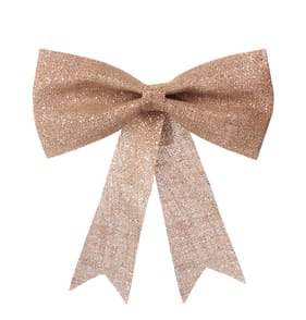 Winter Charm Large Hessian Bow