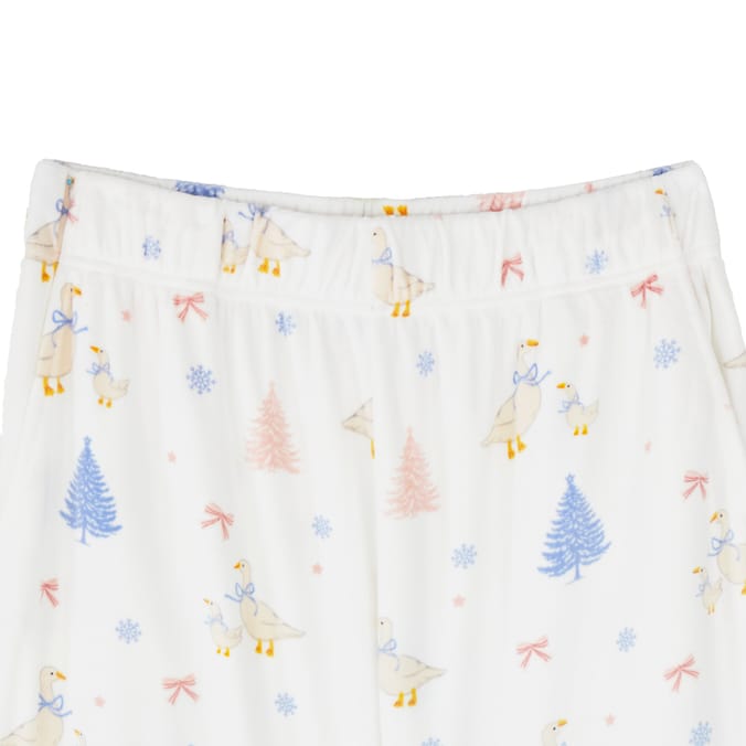 Originals Goose Print Fleece Pyjamas