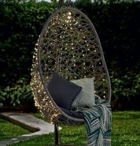 Firefly Egg Chair Net Solar Lights