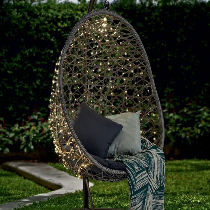 Firefly Egg Chair Net Solar Lights