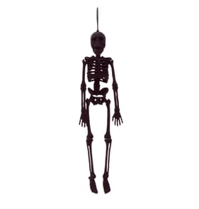 Hallow Scream Mini Flocked Skeleton