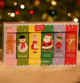 Sleigh Bells Hot Chocolate Crackers Selections 120g