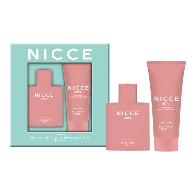 Nicce Icon For Her Eau De Toilette & Body Wash Gift Set - Jasmine & Sandalwood 