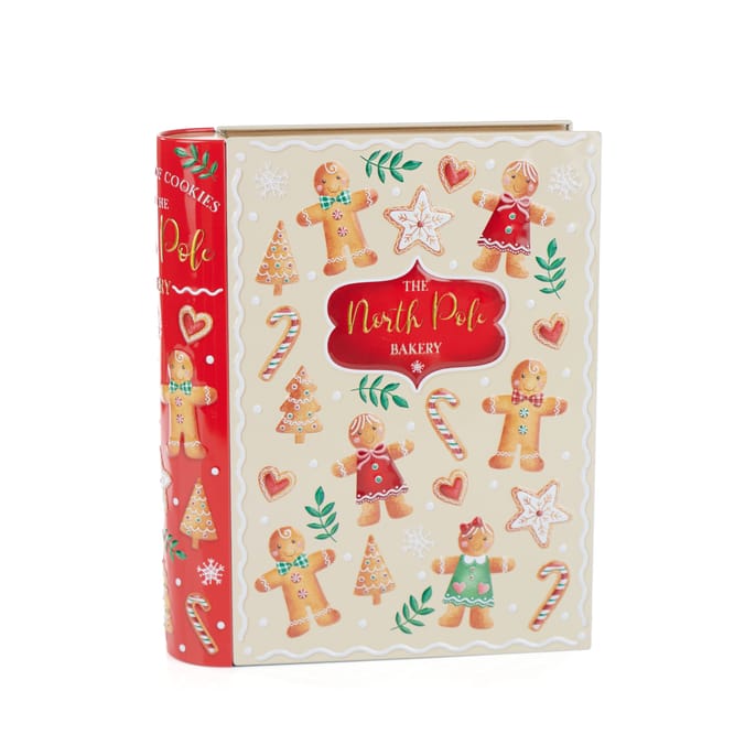 Christmas Book Biscuit Assortment Tin 260g