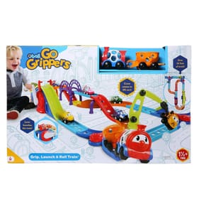 Bright Starts Oball Go Grippers Grip Launch and Roll Train Set