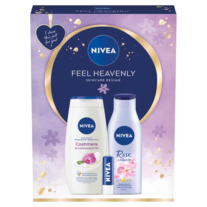 Nivea Feel Heavenly Skincare Regime Gift Set