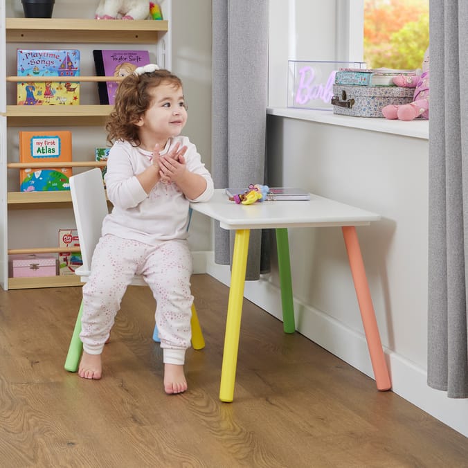 Liberty House Toys Kids Rainbow Table & Chair Set